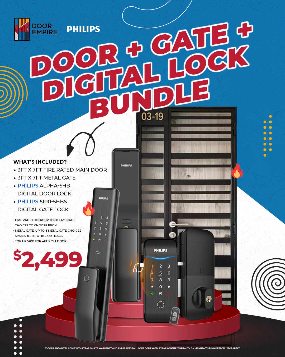 Philips Door + Gate + Digital Lock — Door Empire Singapore